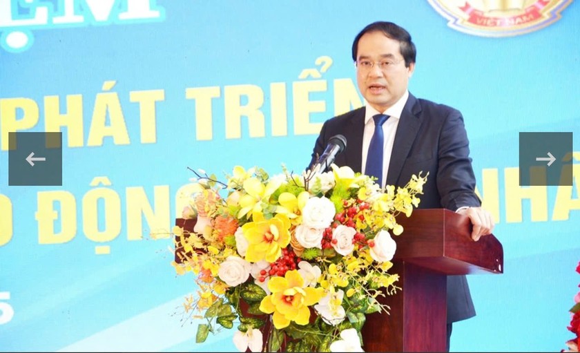 Bí thư Tỉnh ủy, chủ tịch UBND tỉnh Lào Cai Trịnh Xuân Trường phát biểu tại buổi lễ