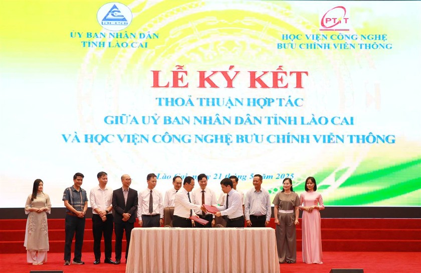 Ký kết hợp tác UBND tỉnh Lào Cai và Học viện Công nghệ Bưu chính - Viễn thông