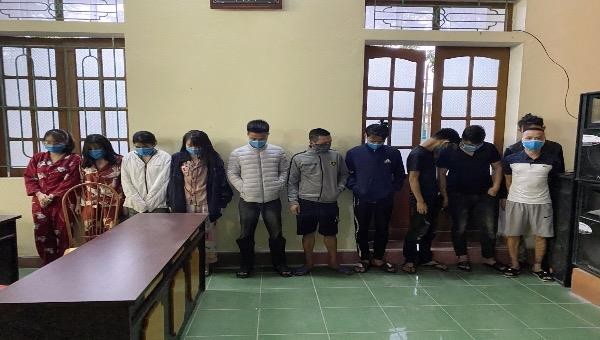 Các đối tượng tổ chức "tiệc" ma tuý tại quán karaoke