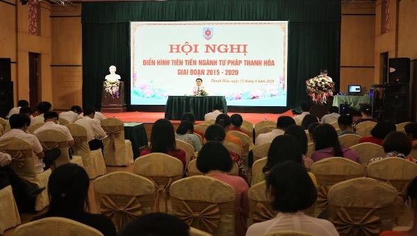 Thanh Hoá: Tổ chức hội nghị điển hình tiên tiến ngành tư pháp giai đoạn 2015-2020