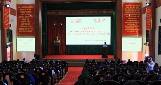 Thanh Hoá: Phát động hưởng ứng Ngày Pháp luật Việt Nam năm 2020