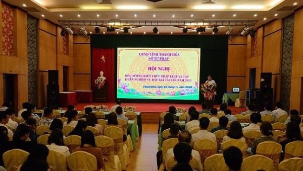 Thanh Hoá: Nâng cao kiến thức pháp luật và nghiệp vụ đấu giá tài sản