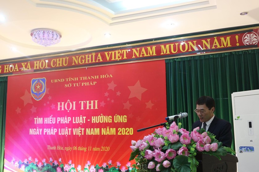 Trong 10 năm qua, hưởng ứng Ngày Pháp luật, Sở Tư pháp Thanh Hóa đã tổ chức 12 cuộc thi tìm hiểu pháp luật thu hút đông đảo cán bộ, công chức và các tầng lớp nhân dân tham gia