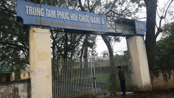 Cảnh hoang tàn tại Trung tâm chữa bệnh phục hồi chức năng và dưỡng sinh Võ Hoàng Yên