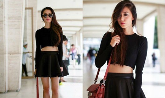 Crop-top cho ngày chớm thu thêm màu sắc