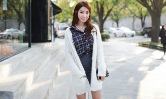 Đa dạng với cardigan chào thu mới