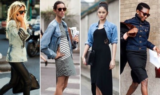 Ngắm nhìn vô vàn cách mix Denim Jacket