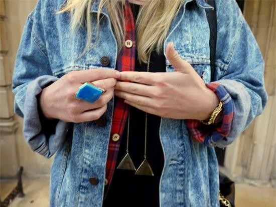Mix đồ đẹp sành điệu với áo khoác denim mùa lạnh