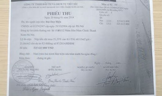 Khách hàng tố cáo doanh nghiệp “quỵt” tiền tại dự án Sky View Phương Thành