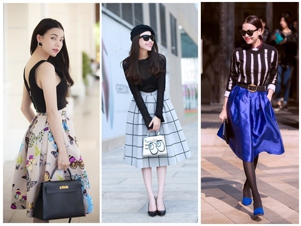 Kết quả hình ảnh cho Chân váy midi thắt đai SAO cHÂU âU