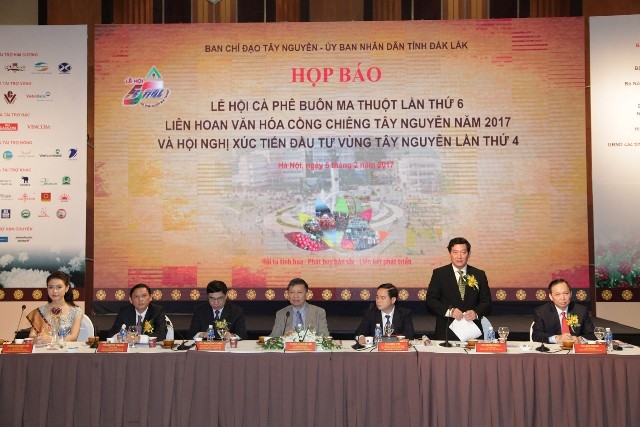 Họp báo giới thiệu chương trình Lễ hội Cà phê Buôn Ma Thuột lần thứ 6