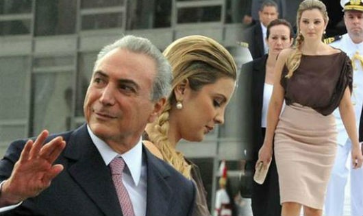 Vợ chồng Tổng thống Michel Temer