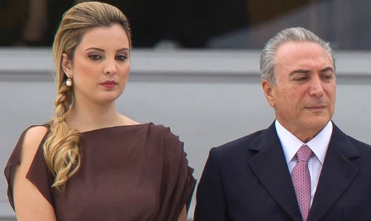 Vợ chồng Tổng thống Michel Temer