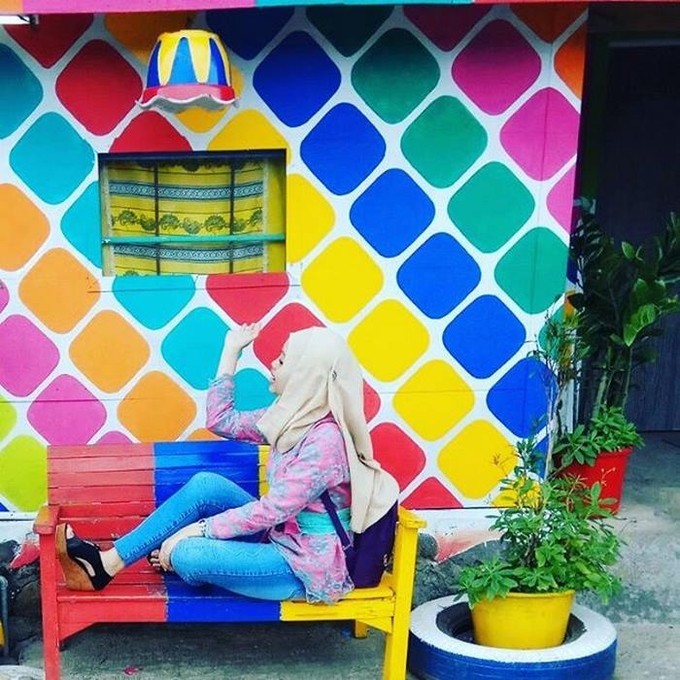 Khu ổ chuột biến thành điểm 'sống ảo' nổi tiếng ở Indonesia