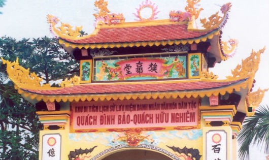 Đền Thái Phúc thờ hai anh em họ Quách