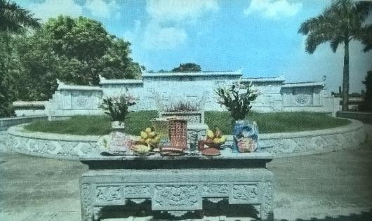 Nơi song táng thủy tổ và phu nhân ở Mộ Trạch