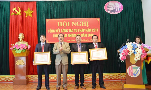 Hòa Bình: Triển khai công tác tư pháp năm 2018