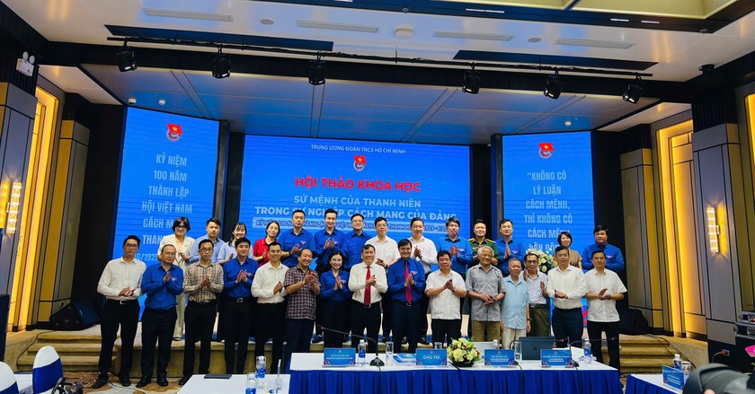 Hội thảo khoa học “Sứ mệnh của thanh niên trong sự nghiệp cách mạng của Đảng” đặt ra sứ mệnh của thanh niên Việt Nam trong kỷ nguyên vươn mình. (Nguồn: Đoàn Thùy Linh)