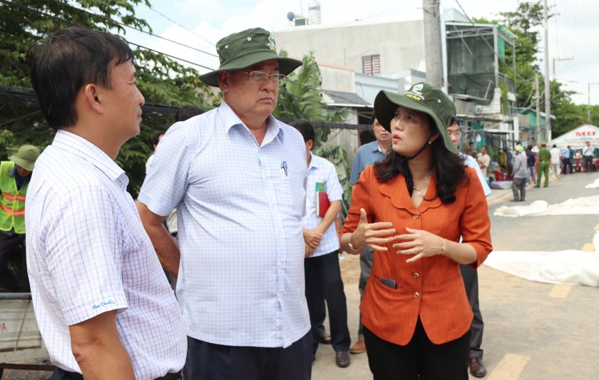 Chủ tịch UBND An Giang khảo sát khu vực sạt lở trên địa bàn tỉnh 