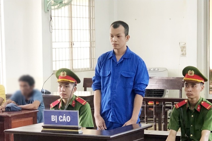 Bị cáo Na tại phiên toà.
