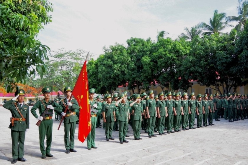 Quang cảnh Lễ tuyên thệ.