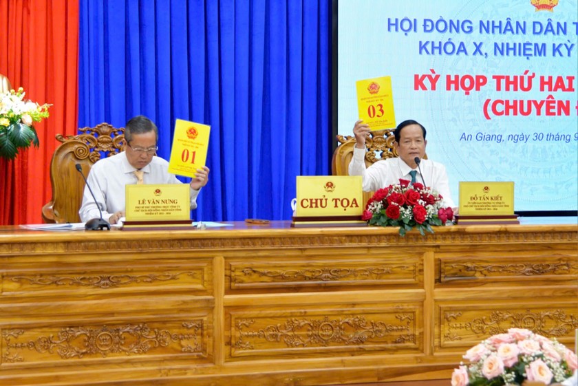 HĐND tỉnh An Giang thông qua 2 nghị quyết tại kỳ họp chuyên đề