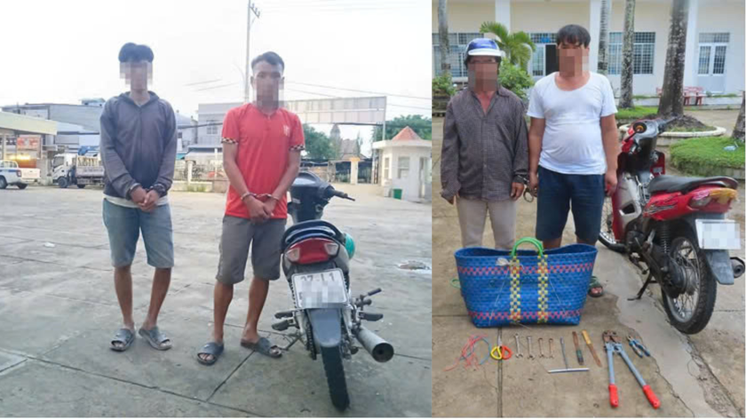 Liên tiếp bắt giữ 2 vụ trộm cắp tài sản tại thị trấn Thứ Ba 