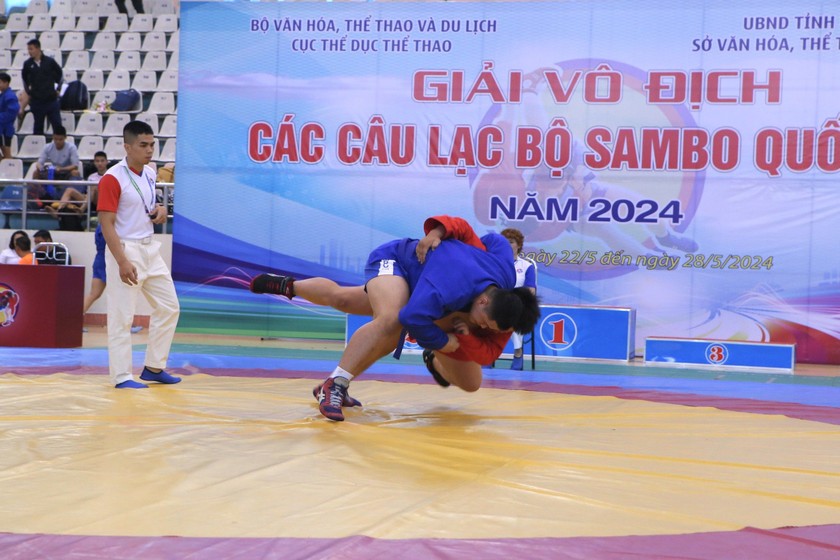 Nam Định khai mạc giải Vô địch các CLB Sambo quốc gia năm 2024