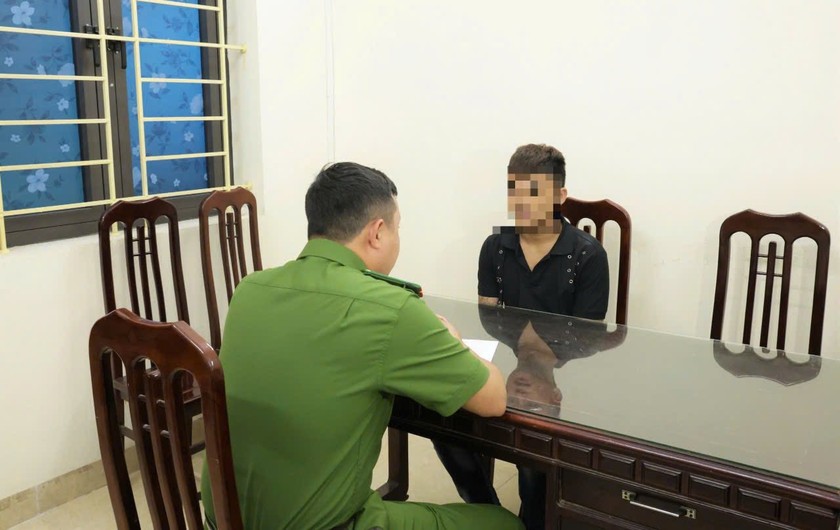 Phòng Cảnh sát hình sự Công an tỉnh Nam Định đang đấu tranh lấy lời khai đối tượng để làm rõ vụ việc