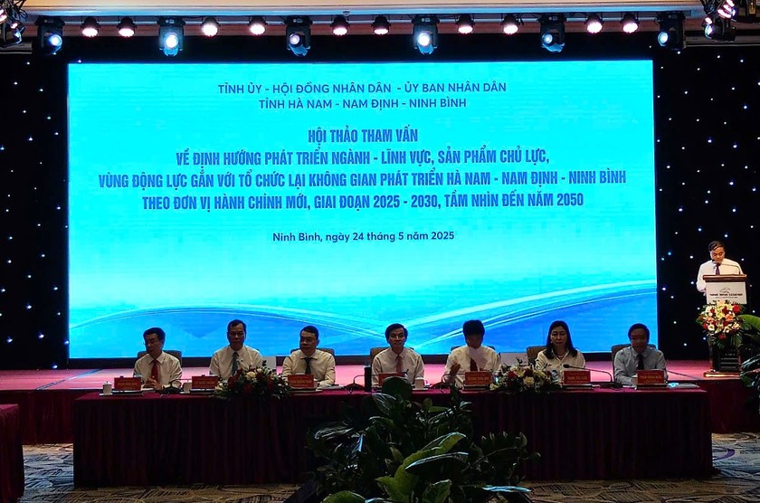 Hội thảo phát triển ngành - lĩnh vực, sản phẩm chủ lực khu vực Hà Nam - Nam Định - Ninh Bình.