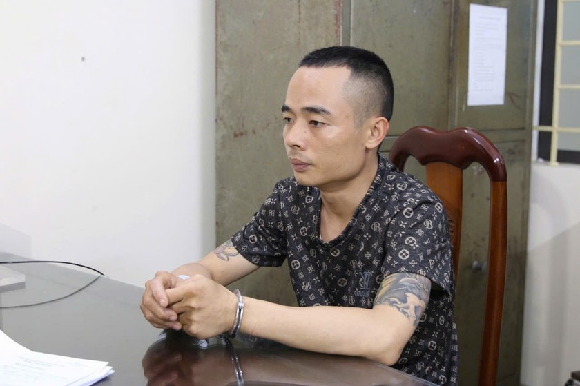 Đối tượng Cồ Huy Lợi bị tạm giữ về hành vi “Cướp giật tài sản”. (Ảnh CACC)