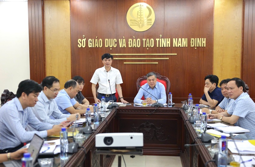 Sở Giáo dục và Đào tạo tỉnh Nam Định họp rà soát công tác chuẩn bị cho kỳ thi tuyển sinh năm học 2025-2026