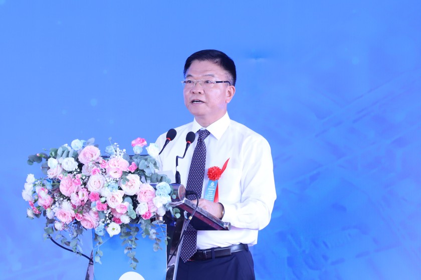 Phó Thủ tướng Lê Thành Long dự và phát biểu tại buổi lễ khởi công.